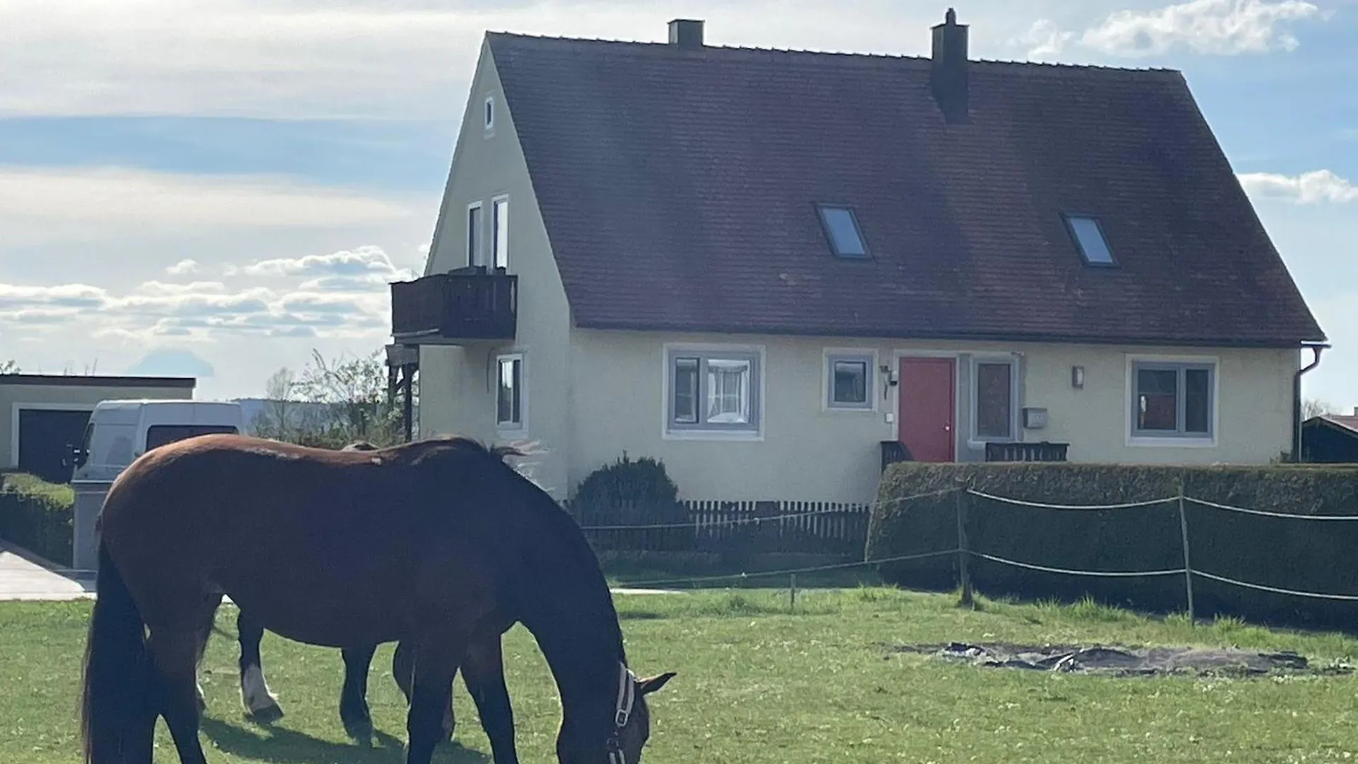 Апартаменты Ferienwohnung Storchenwiese Im Fraenkischen Seenland Херриден